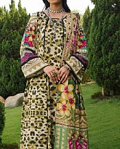 Elaf Forest Green Lawn Suit- Pakistani Designer Lawn Suits