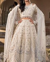 Elaf White Organza Suit- Pakistani Chiffon Dress