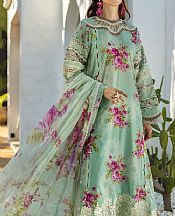 Elaf Aqua Lawn Suit- Pakistani Designer Lawn Suits