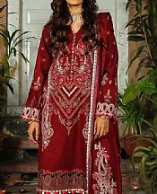Elaf Maroon Khaddar Suit- Pakistani Winter Clothing