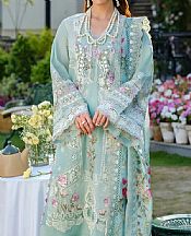 Elaf Shadow Green Lawn Suit- Pakistani Lawn Dress
