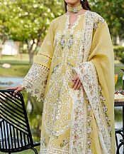 Elaf Lemon Lawn Suit- Pakistani Lawn Dress