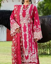 Elaf Cerise Pink Lawn Suit- Pakistani Lawn Dress