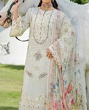 Elaf Off White Lawn Suit- Pakistani Designer Lawn Suits