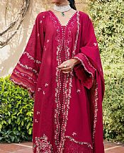 Elaf Crimson Karandi Suit- Pakistani Winter Clothing