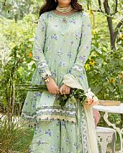 Elaf Pistachio Green Lawn Suit- Pakistani Lawn Dress