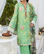 Elaf Light Green Lawn Suit- Pakistani Designer Lawn Suits