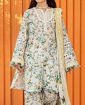 Elaf Ivory Lawn Suit- Pakistani Lawn Dress
