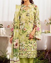 Elaf Lime Green Lawn Suit- Pakistani Lawn Dress