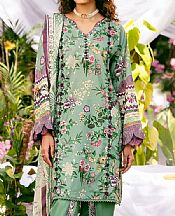 Elaf Emerald Green Lawn Suit- Pakistani Lawn Dress