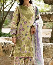 Pistachio Green Lawn Suit