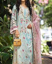 Elaf Baby Blue Lawn Suit- Pakistani Lawn Dress