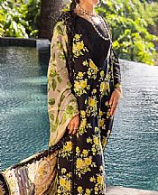 Elaf Black Lawn Suit- Pakistani Designer Lawn Suits