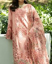 Elaf Peach Lawn Suit- Pakistani Lawn Dress