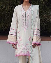 Elan Off-white Lawn Suit- Pakistani Lawn Dress