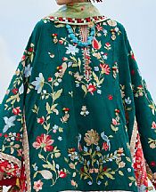 Elan Green Lawn Suit- Pakistani Designer Lawn Suits