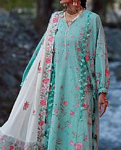 Elan Turquoise Lawn Suit- Pakistani Designer Lawn Suits