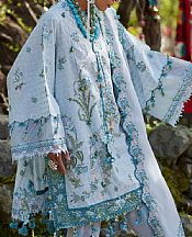 Elan Baby Blue Lawn Suit- Pakistani Designer Lawn Suits