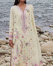Elan Ivory Lawn Suit- Pakistani Designer Lawn Suits