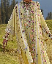 Elan Lime Lawn Suit- Pakistani Lawn Dress