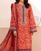 Ellena Coral Lawn Suit- Pakistani Lawn Dress
