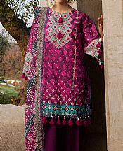 Ellena Dark Raspberry Lawn Suit- Pakistani Designer Lawn Suits