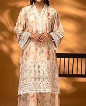 Ellena Ivory Lawn Suit (2 Pcs)- Pakistani Lawn Dress