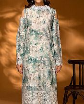 Ellena Mist Green Lawn Suit (2 Pcs)- Pakistani Lawn Dress