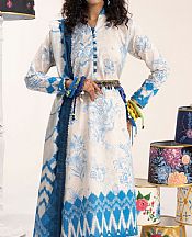 Ellena Off-white Lawn Suit- Pakistani Lawn Dress