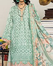 Ellena Light Green Lawn Suit- Pakistani Designer Lawn Suits
