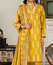 Ellena Mustard Lawn Suit- Pakistani Lawn Dress