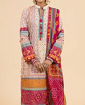 Ellena Off-white Lawn Suit- Pakistani Designer Lawn Suits