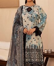 Ellena Off-white Lawn Suit- Pakistani Lawn Dress