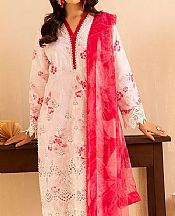 Ellena Oyster Pink Lawn Suit- Pakistani Designer Lawn Suits