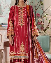 Crimson Khaddar Suit- Pakistani Winter Dress