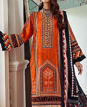 Orange Khaddar Suit- Pakistani Winter Clothing