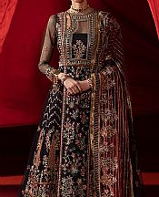 Ellena Black Net Suit- Pakistani Designer Chiffon Suit