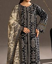 Ellena Black/Ivory Lawn Suit- Pakistani Lawn Dress
