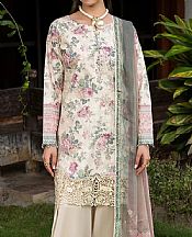 Ellena Beige Lawn Suit- Pakistani Designer Lawn Suits