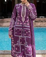 Ellena Plum Lawn Suit- Pakistani Lawn Dress