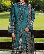 Ellena Teal Lawn Suit- Pakistani Lawn Dress