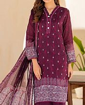Wine Berry Lawn Suit
