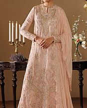 Emaan Adeel Pastel Pink Chiffon Suit- Pakistani Chiffon Dress