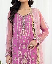 Shocking Pink Net Suit- Pakistani Chiffon Dress