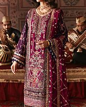 Emaan Adeel Indigo Chiffon Suit- Pakistani Chiffon Dress
