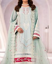 Emaan Adeel Sea Mist Lawn Suit- Pakistani Designer Lawn Suits