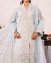 Emaan Adeel Baby Blue Lawn Suit- Pakistani Designer Lawn Suits