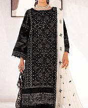 Emaan Adeel Black Lawn Suit- Pakistani Designer Lawn Suits