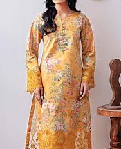 Emaan Adeel Harvest Gold Silk Suit (2 pcs)- Pakistani Winter Dress