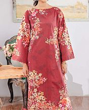 Dull Red Silk Suit (2 pcs)